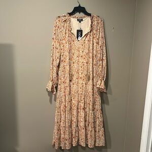 Gigio Chiffon Boho Maxi Dress